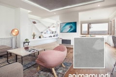 Novacolor Animamundi - efektimaali olohuonee katossa