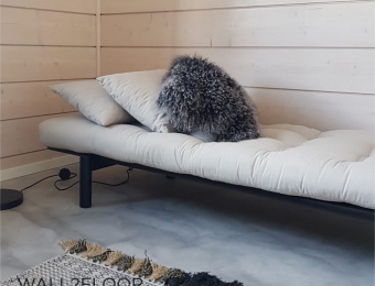 Novacolor Wall2Floor - mikrosementti lattiassa, valkea + harmaa patina