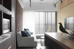 Novacolor Wall2Floor mikrosementti lattiassa olohuone