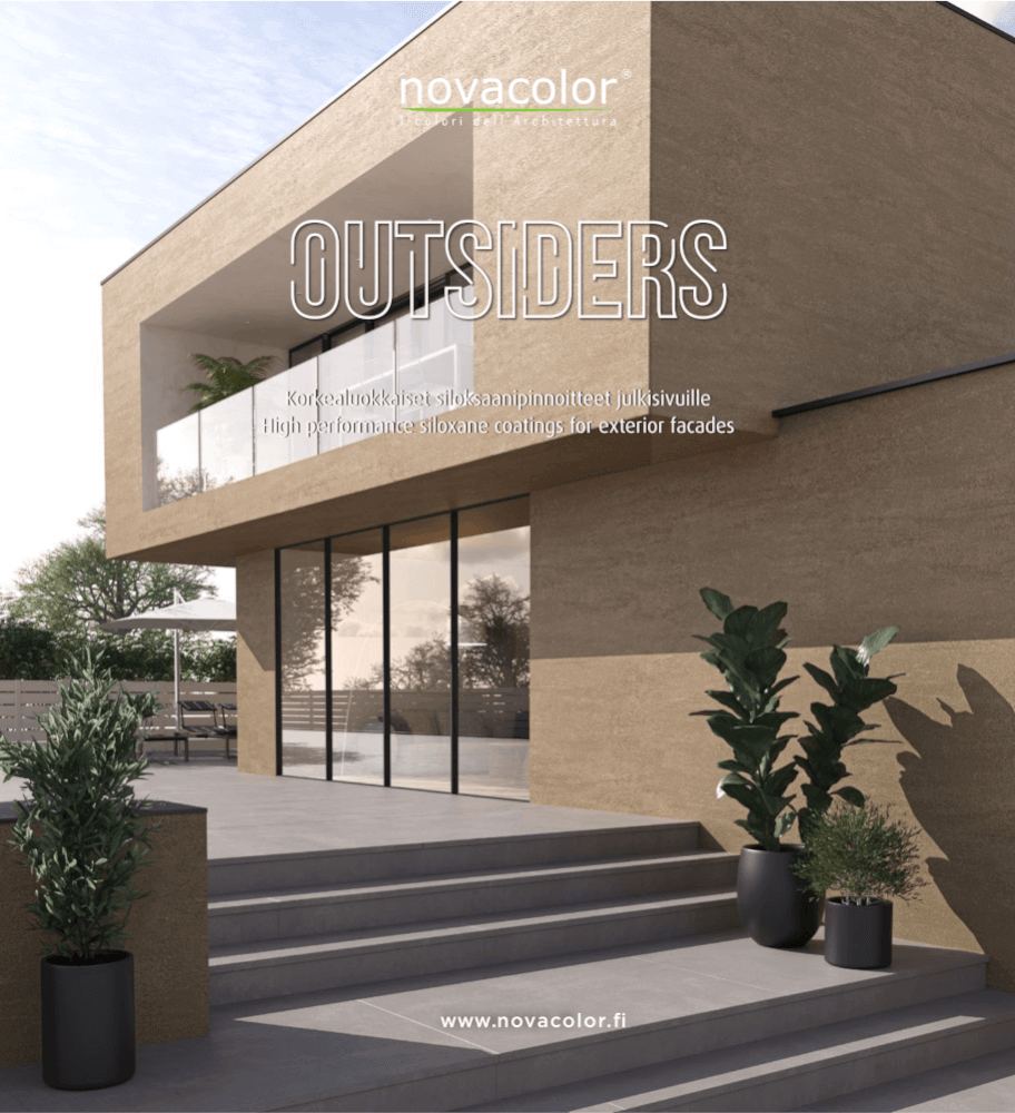 Outsiders-siloksaanipinnoitteet julkisivuille-novacolor-fi-2024