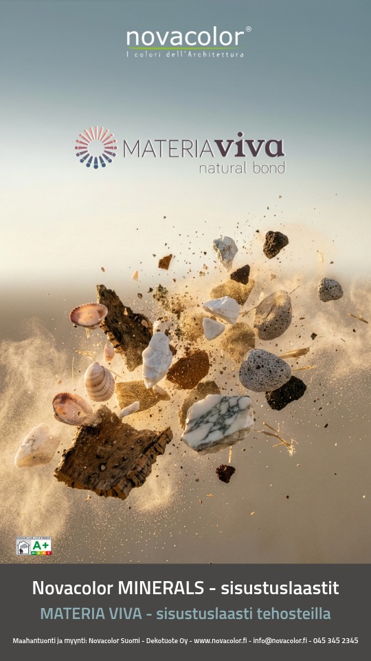 MATERIA VIVA - sisustuslaastit luonnonmukaisilla tehosteilla